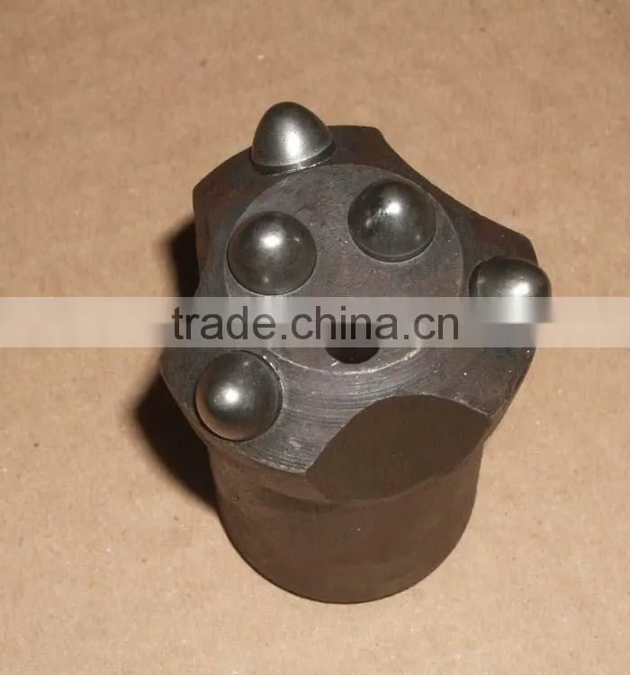 Taper button bits,Five button bit