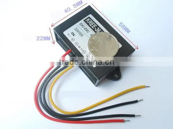 36V48V turn 12V5A power converter DC / DC step-down DC power supply module 12V3A4A5A foot