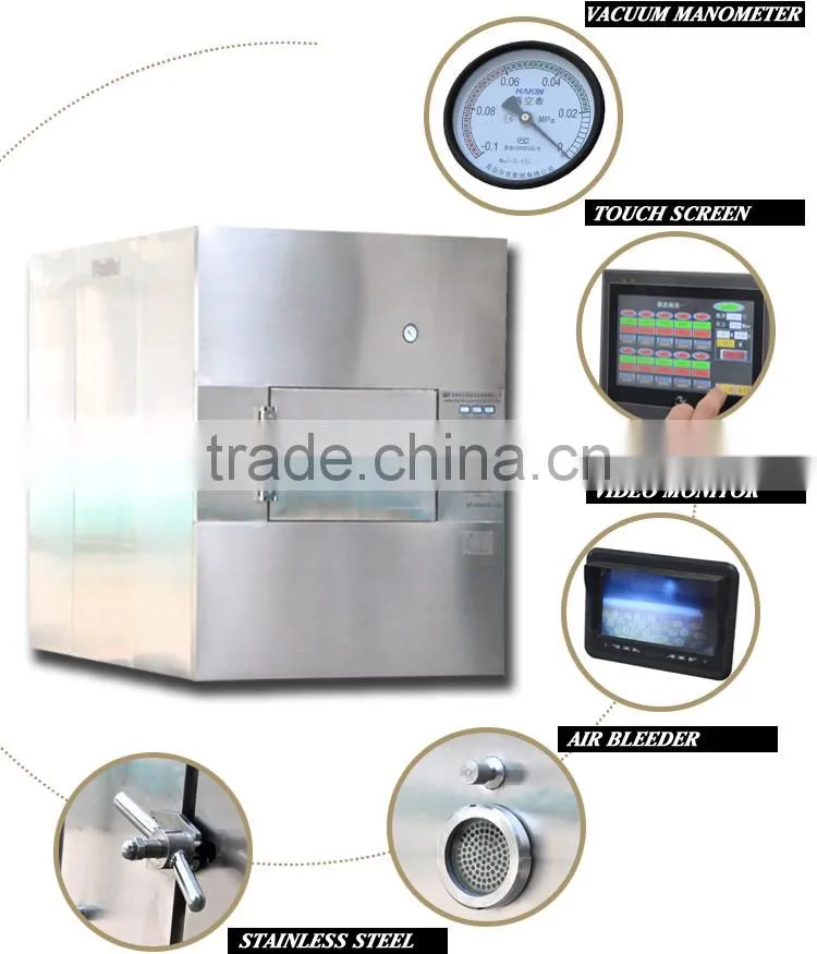 batch type microwave vacuum industrial fruit dryer