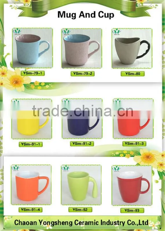 Hot sale ceramic custom mug factory