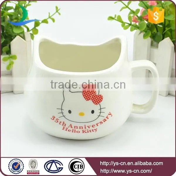 Cute Red Hello Kitty Creative Ceramic cup Wholesale