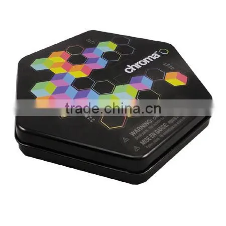 chinese tea square dvd square shape tea tin box