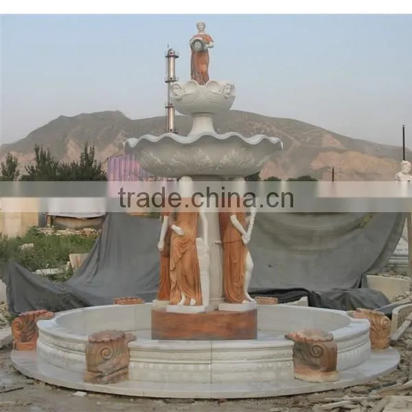 Outdoor Marble Lady Garden Fountain from Manufacture