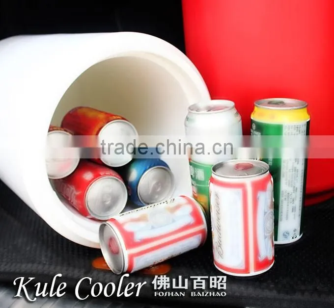 ALL SIZE Trolley PE plastic portable round picnic cooler box for bike