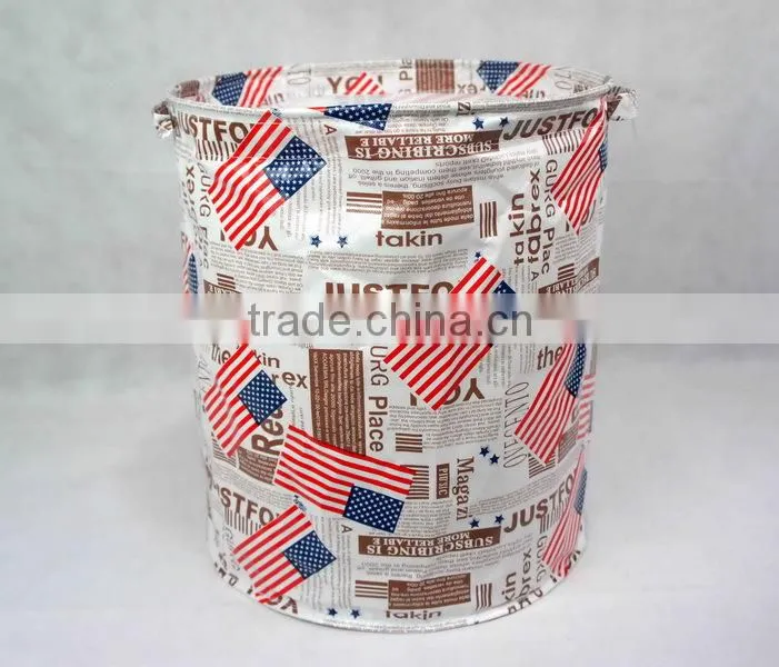 Fabric Folding Laundry Hamper Storage Basket Dirty Clothes Hamper Basket for Kids and Baby Toys Basket