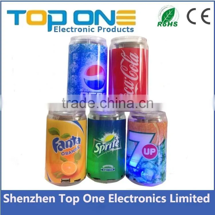 Mini USB OEM logo Tin Cans Speaker for Promotion