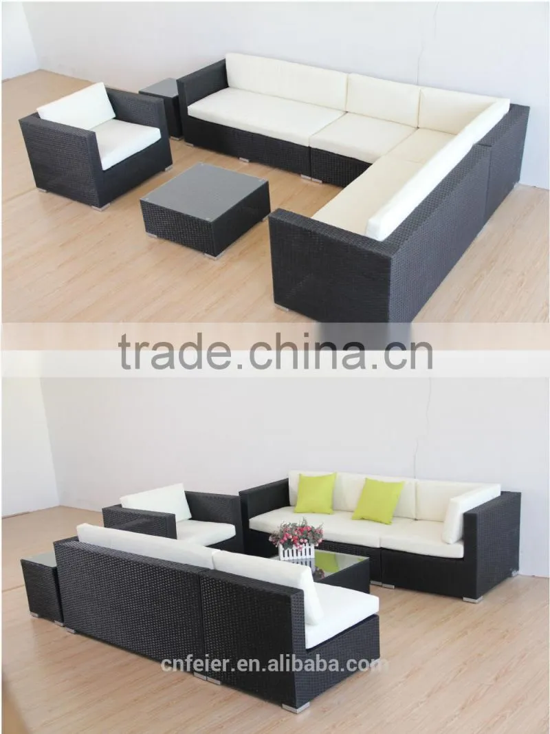 2014 garden rattan sofa sets living room furniture