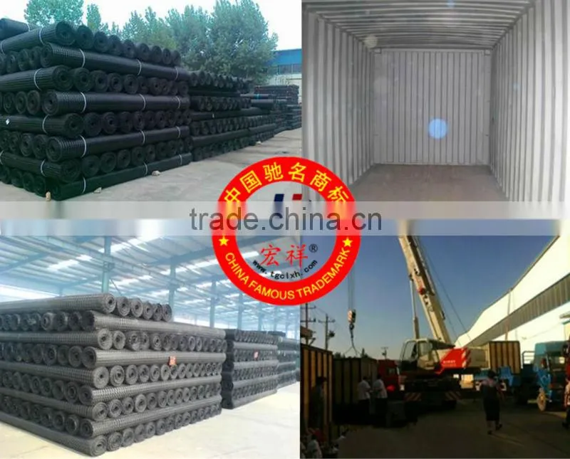 Biaxial warp-knitted Geogrid (Plastic false ceiling net in the coal mine