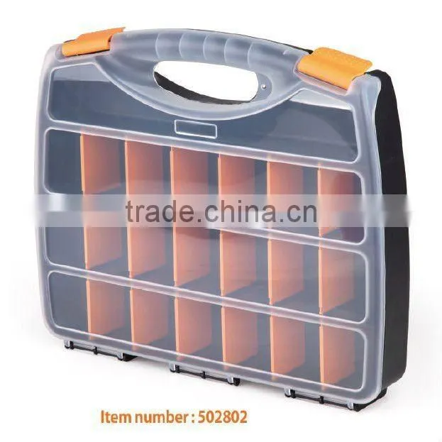 Bin Portable Parts Storage Case,plastic portable small parts tool storage organizer case (502802)