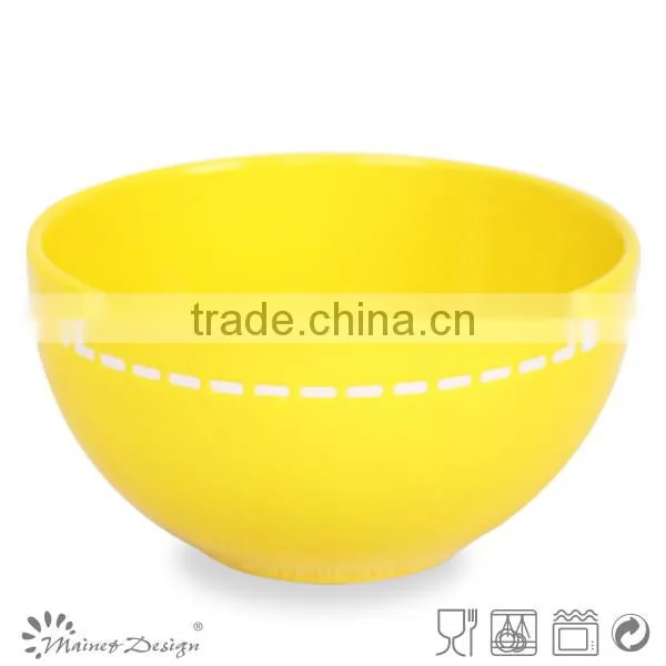New products wholesale silk screen ceramics cereal bowl