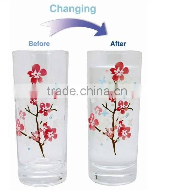 Color-changing shot glass