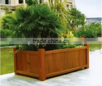 New design landscaping wooden garden flowerpot LT-2127L