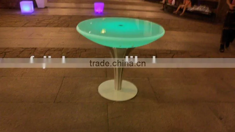 plastic outdoor LED garden furniture