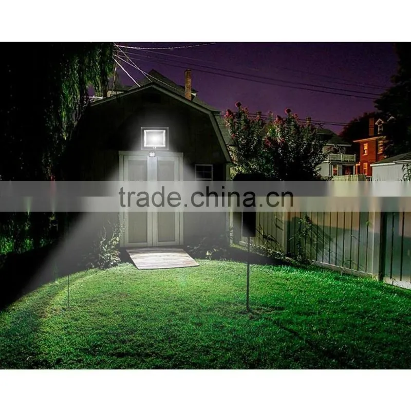 High lumen outdoor ip65 30w motion sensor solar garden light