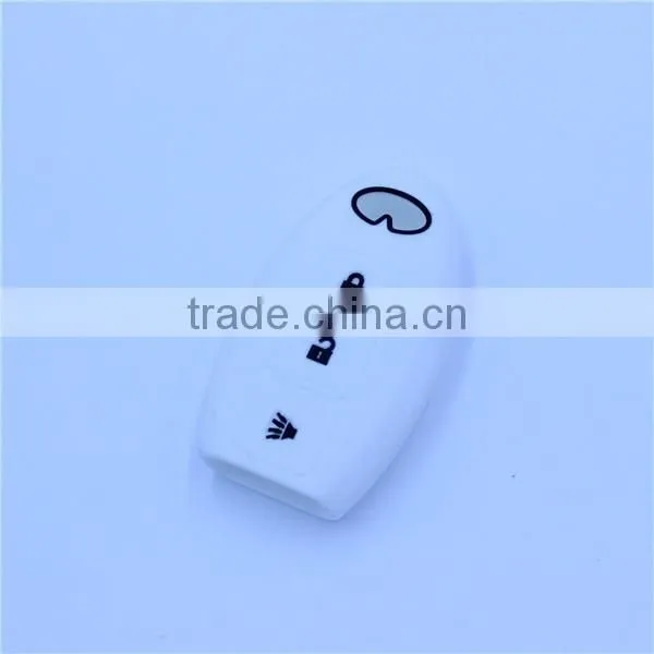 Silicone rubber fob key bag for infiniti 3 button keys
