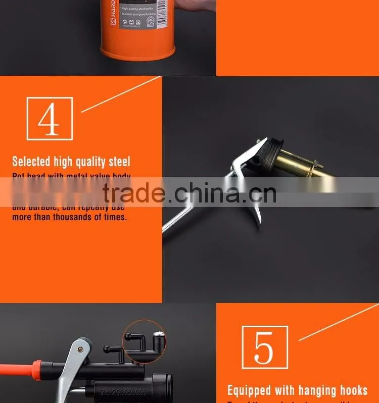 Environmental-friendly PET olier oil can Flexible metal spout oil can
