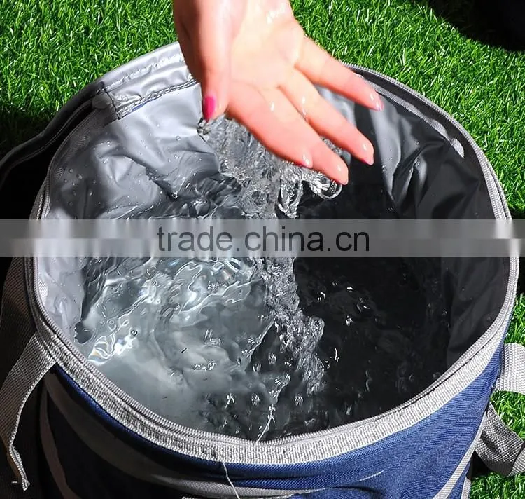 cooler bag/ collapsible round cooler bag/ car cooler bag 12v