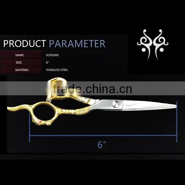 Golden scissors Thinning Hair Scissors professional hairdressing scissors