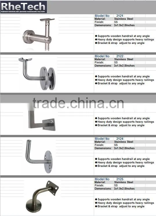 Factory supply Stair handrail mounting bracket