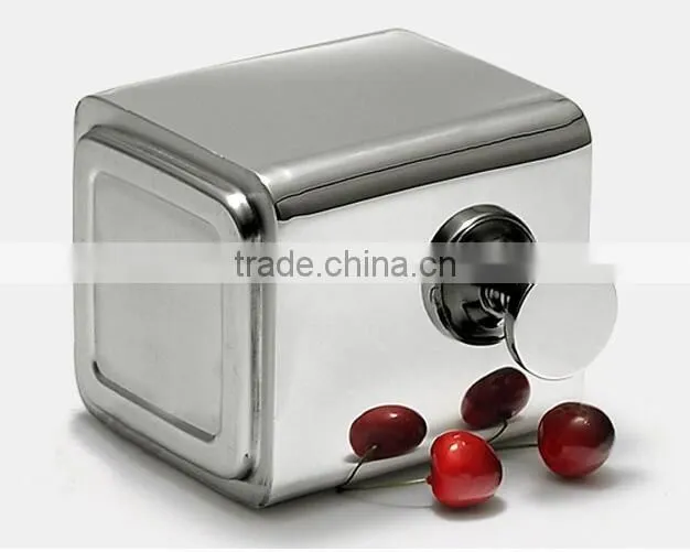 1.2L Stainless steel Square ice wine bucket for Restaurant