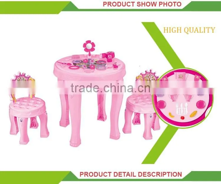 Girls living room 2 in 1 plastic mini toy doll house furniture