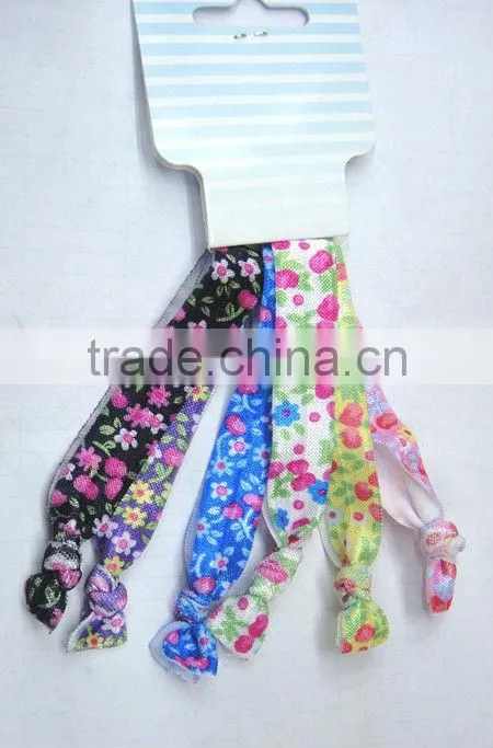 New style flower print hair holder body accessories