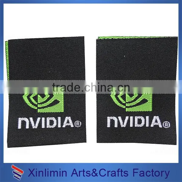 customized beatiful hot customized woven clothing printed private tag