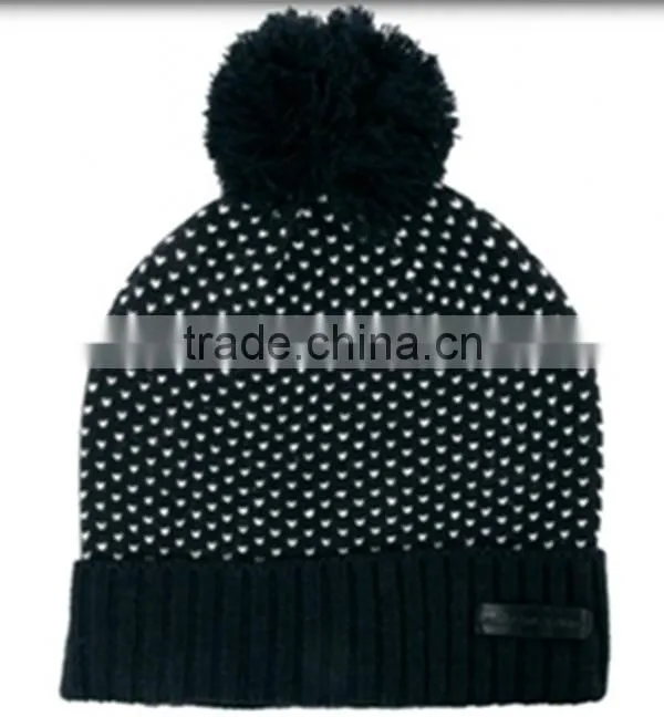 custom pom pom beanie hat,custom slouch beanie,beanie knitted cap