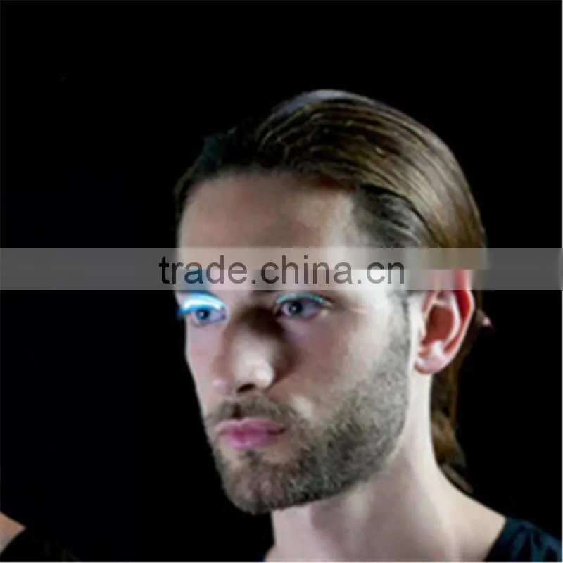 hot sale fashion Halloween Festival cosmetic led bar decoration toy party makeup led eyelash