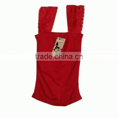 Sleeveless Sports Tank Top Regular Red Color
