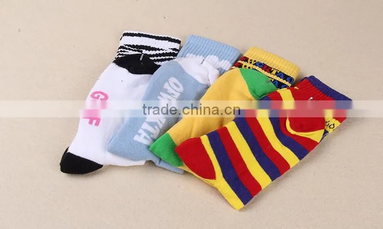 Fashion cartoon cotton towel socks foreign trade FUTURE OFWGKTA Gradient Socks socks EML-9-1872