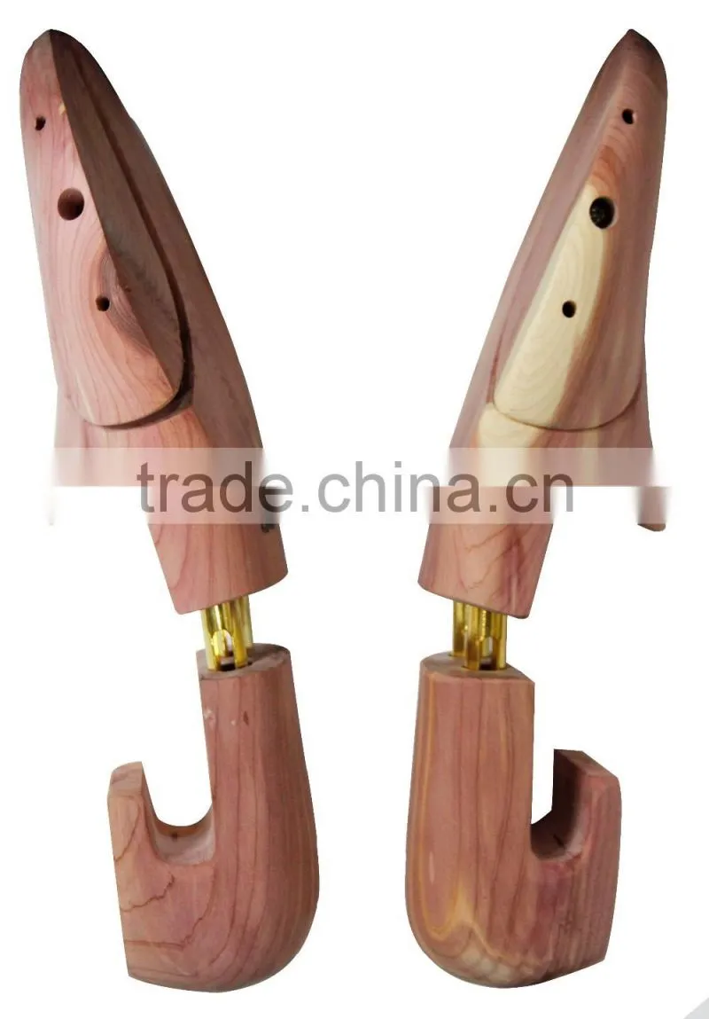 Metal cap high quality assorted sizes cedar shoe tree
