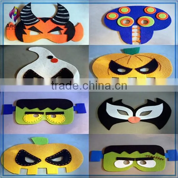 handmade party face mask felt kids halloween craft kit