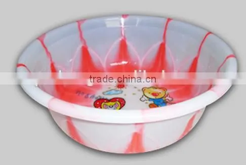 Plastic washroom basin