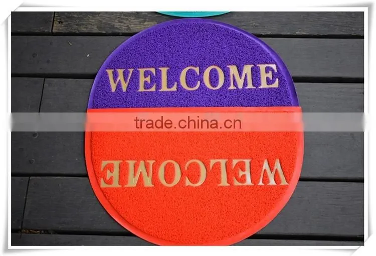 New PVC Door coil Mat,company welcome logo door rubber mats