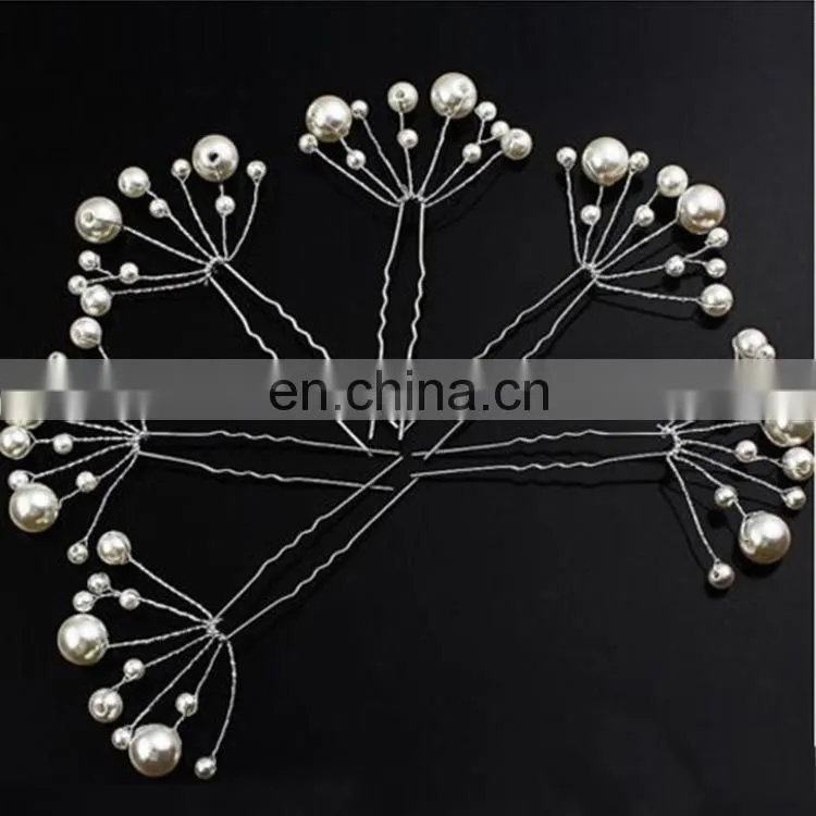 Bride Wedding Headcomb Pearl Hair clip Wedding Accessories
