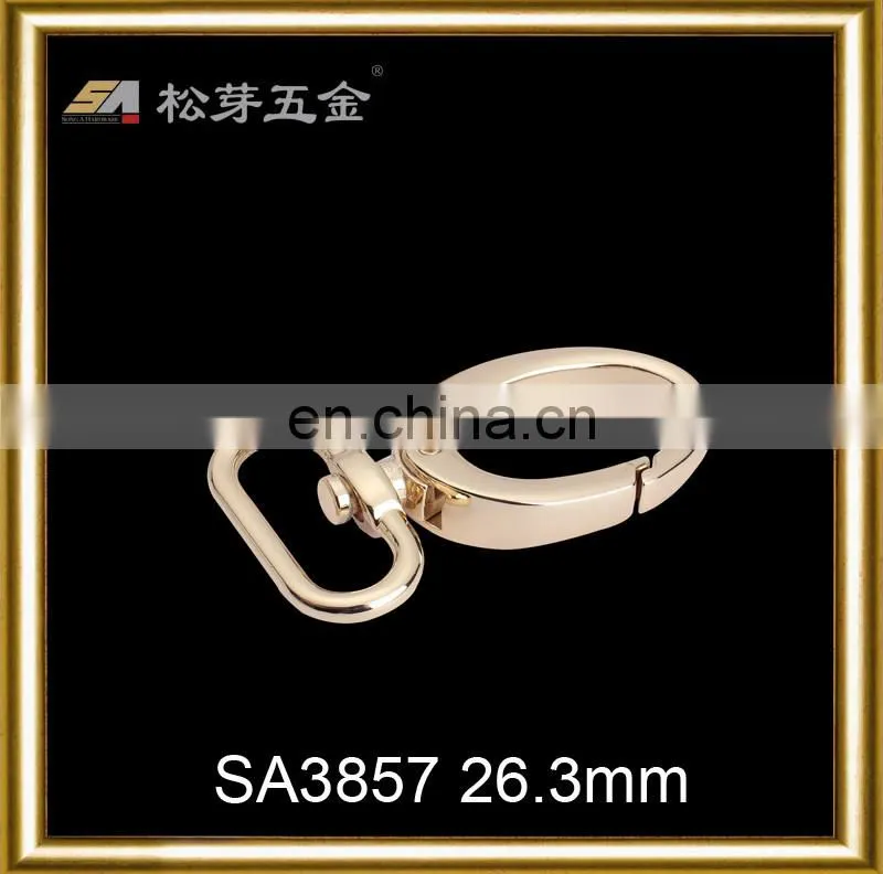 High quality custoinzed silver nickle color kayak d ring