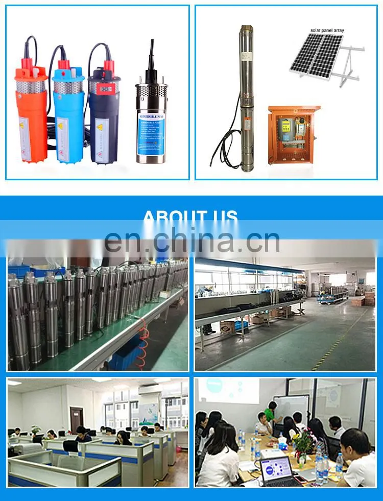 Best Selling High Pressure Dc Solar Pump 48Volt Submersible Water Pump For Irrigation