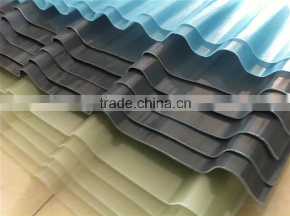 UV protection transparent flat/corrugated frp skylight panels
