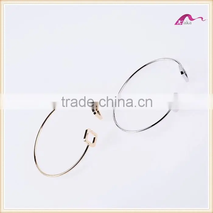 Girl Jewelry Gold Expandable Metal Cuff Bangles Bracelets Manufacturer