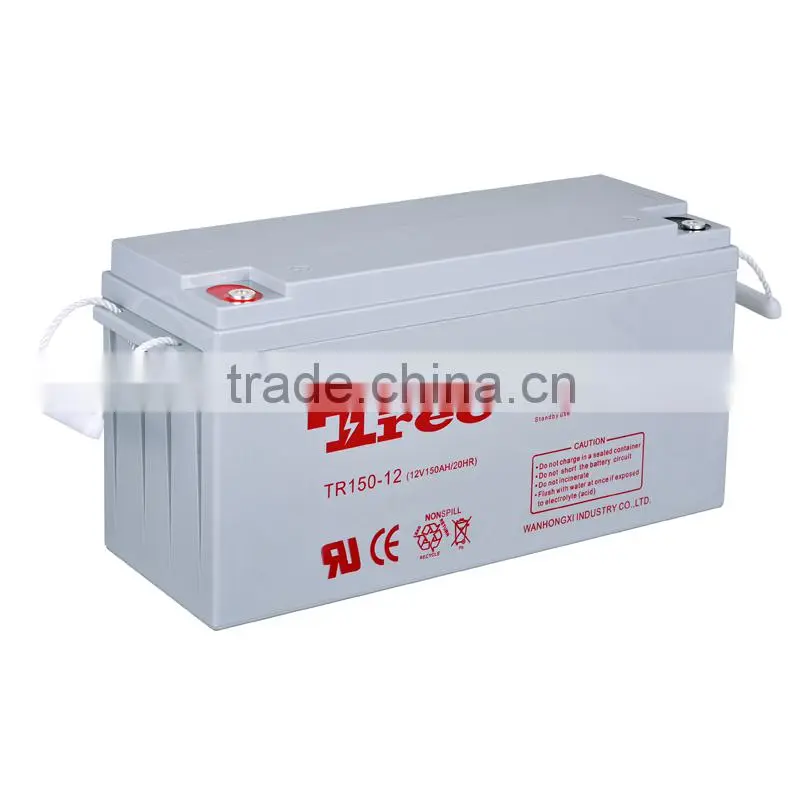 Manufacture MF 12v lead acid battery 12v 150Ah AGM battery