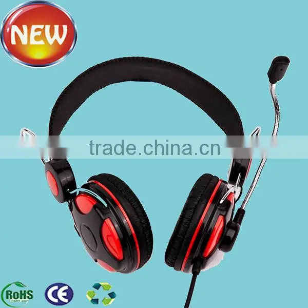 Good quality fashion private mould on sale newish computer headset with mic