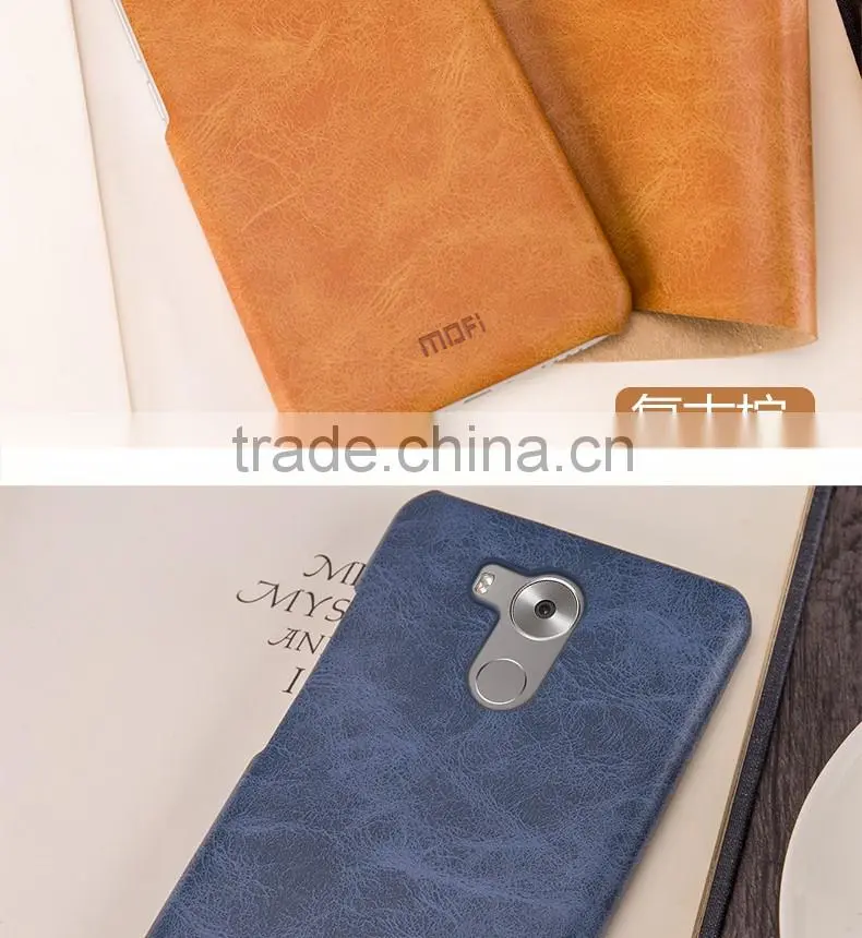 2016 Hot MOFi Case Housing for Original Huawei Mate 8 NXT-AL10, Mobile Phone Coque PU Leather Back Cover for Huawei Ascend Mate8