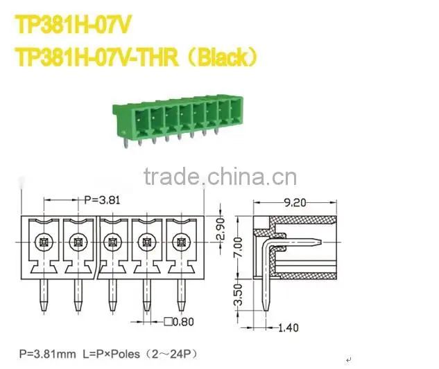 Plug-in Terminal Block pin header