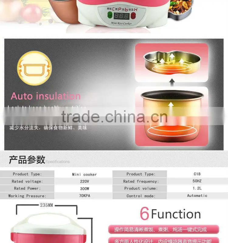 china suppplier hot sale portable mini rice cooker
