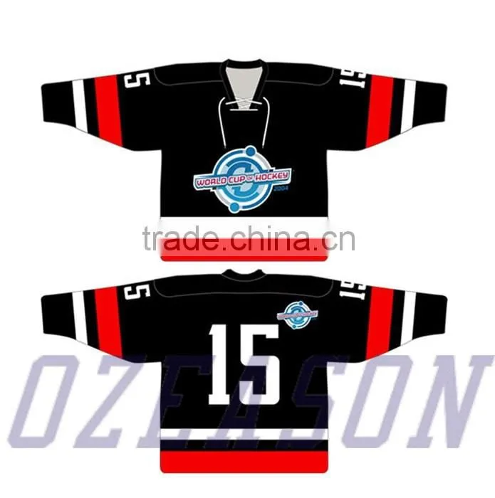 100% polyester Wholesale Cumstom Hockey Jersey / Ice Hockey jersey