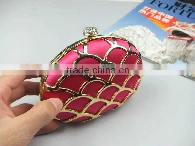 NEW ! TOP Quality Oval Evening Bags Evening Party Bags For Women With Chain