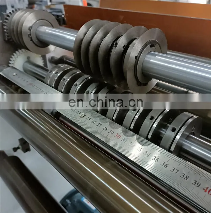 UTS320S Maquina Cortadora y Rebobinadora de Etiqueta Adhesiva adhesive Label Sticker Cutting Machine