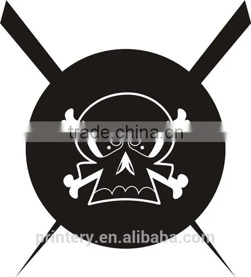 Skull car window light film sticker, removable window gel stickers,gel sticker winow glass stickers
