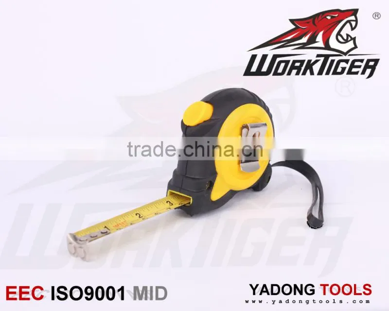 3M,5M,7.5M,10M rubber coating auto-stop measuring tape